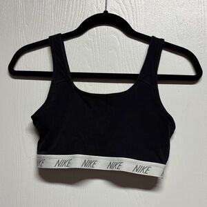 Nike Women's Black and White Sports Bra